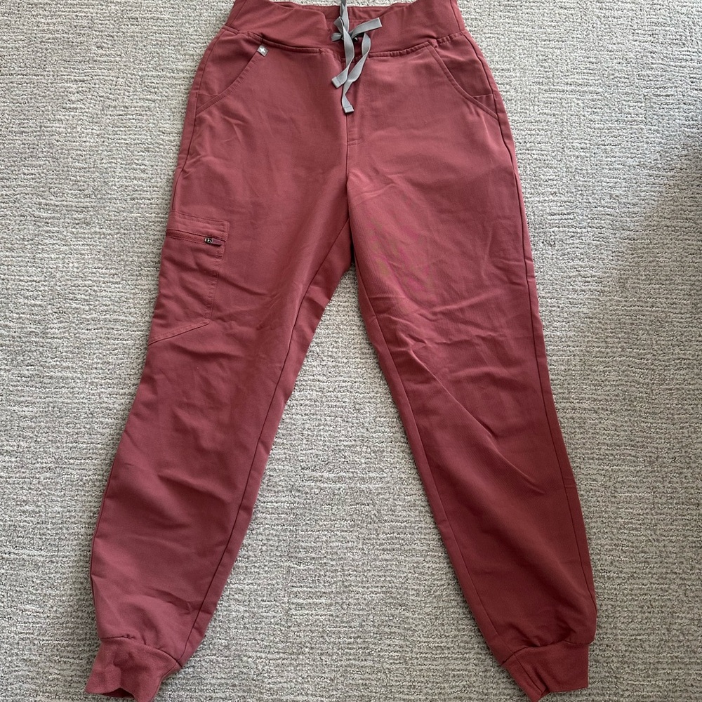 Mauve High Waisted Zamora Jogger Fig Scrubs